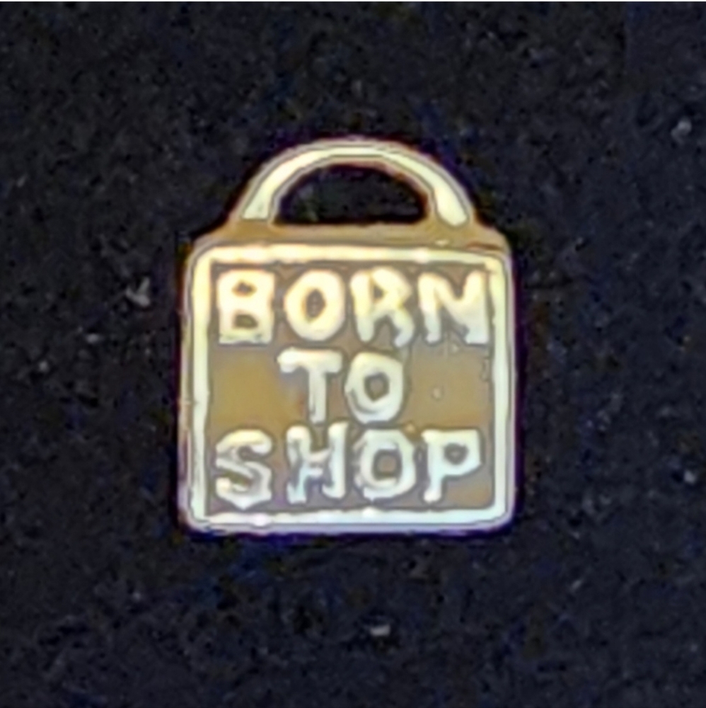 Zable Born to Shop Charm